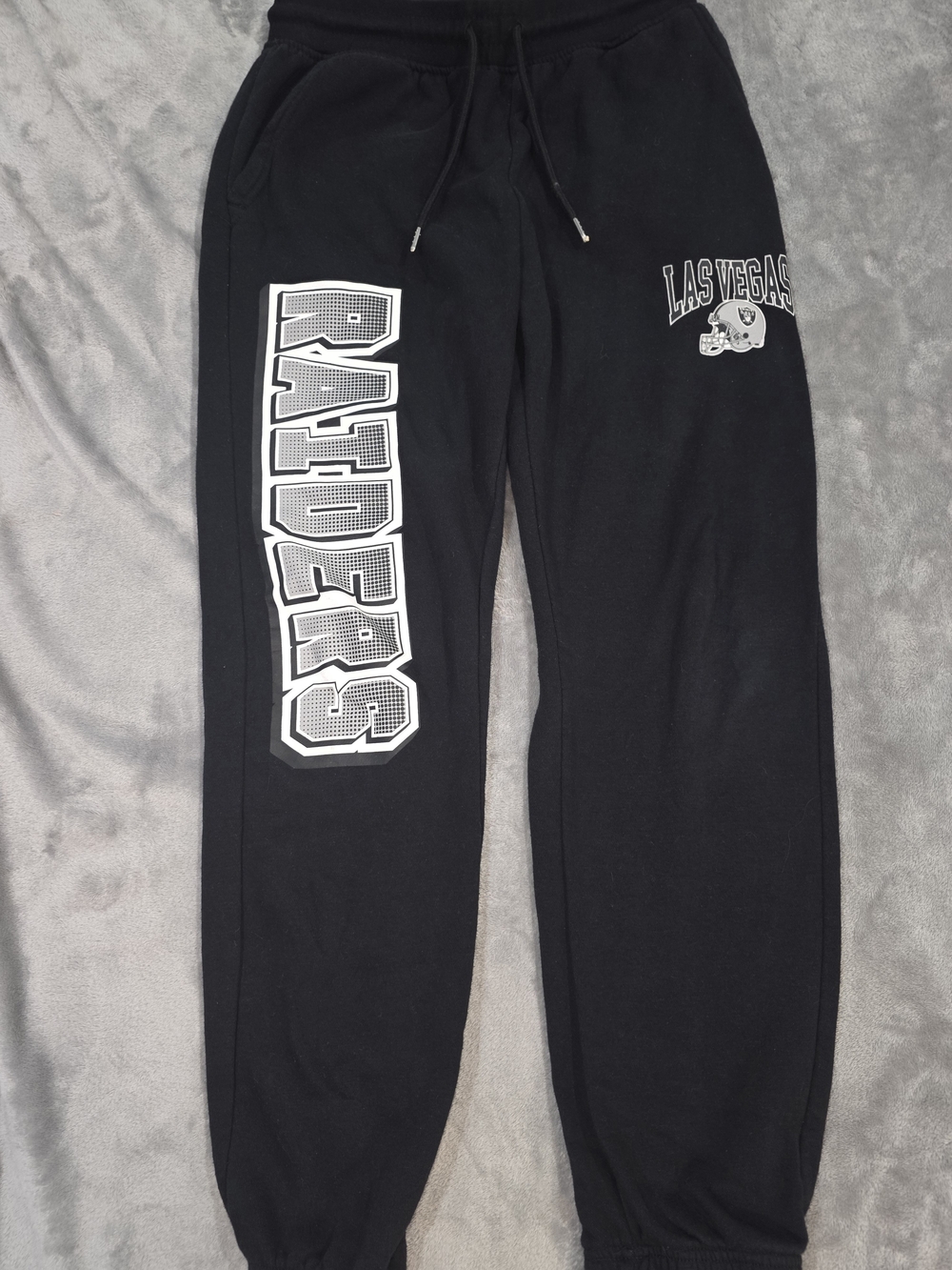 Men's Las Vegas Raiders Black Sweatpants-Size Small